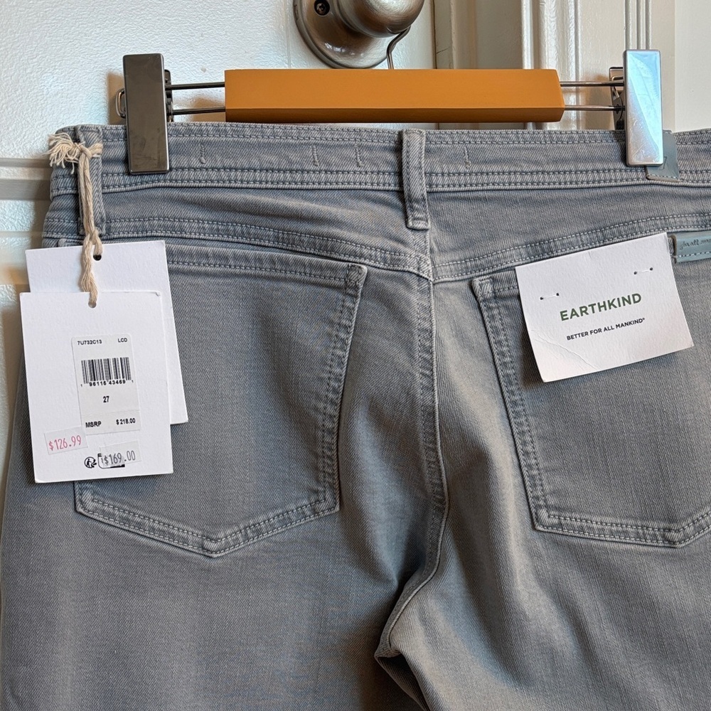 7 For All Mankind Gray Ankle Jeans - Picture 3 of 11